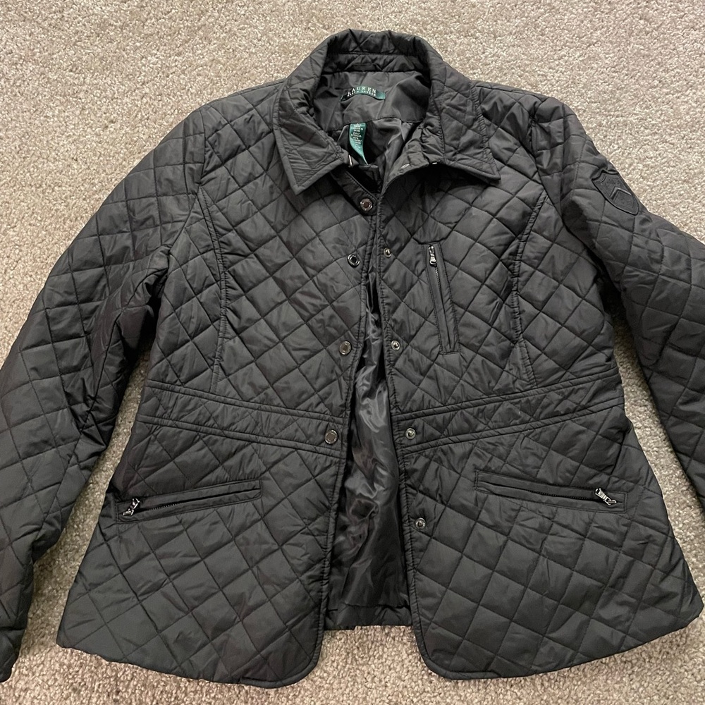 Ralph Lauren Equestrian-style black jacket